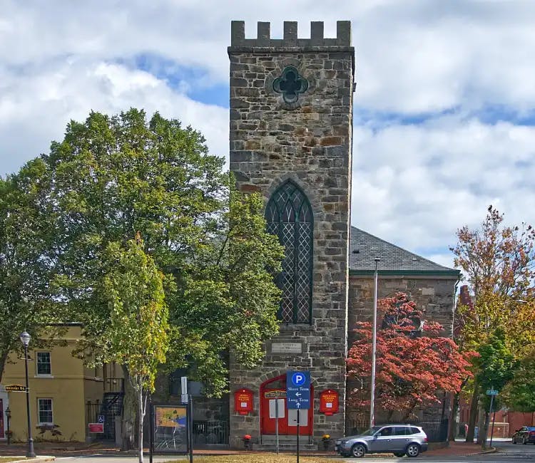 Tower in the city center of Salem.